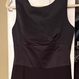Black party dress with peekaboo back